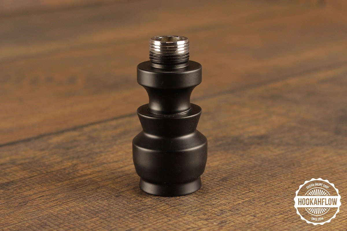 Adapter für Glas-Molassefänger - Matt Black 18er