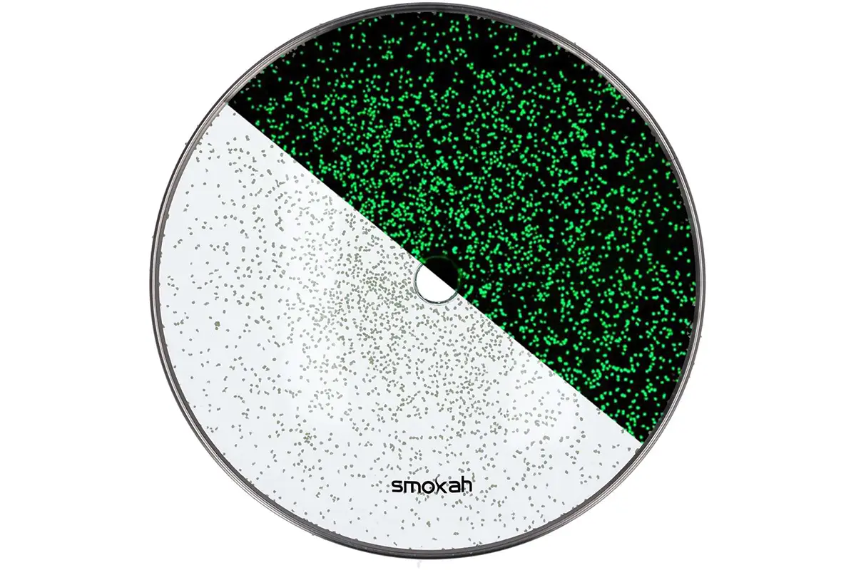 Smokah Kohleteller Glas Glow Grun