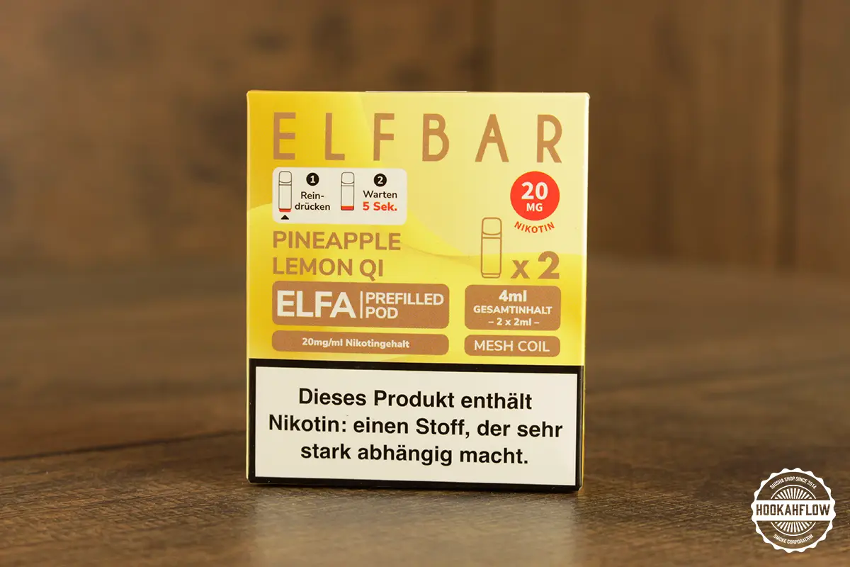 Elfbar ELFA Pod - Pineapple Lemon Qi, 2 Stück