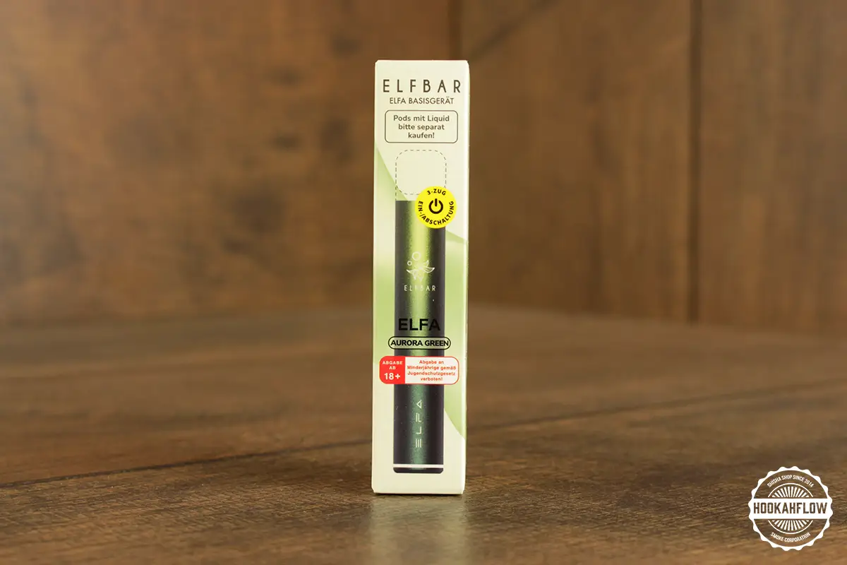 Elfbar ELFA Akku Basisgeraet fur Liquid Pods Aurora Gruen 500mAh