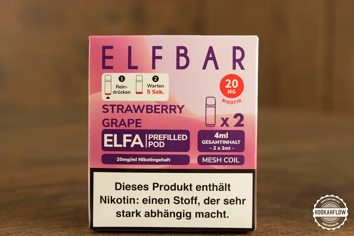 Elfbar ELFA Pod - Strawberry Grape, 2 Stück