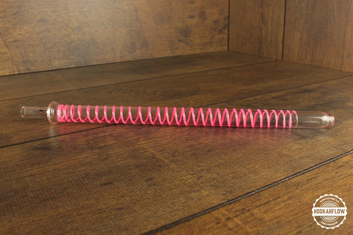 Jookah Glasmundstueck Glow of Flash Pink