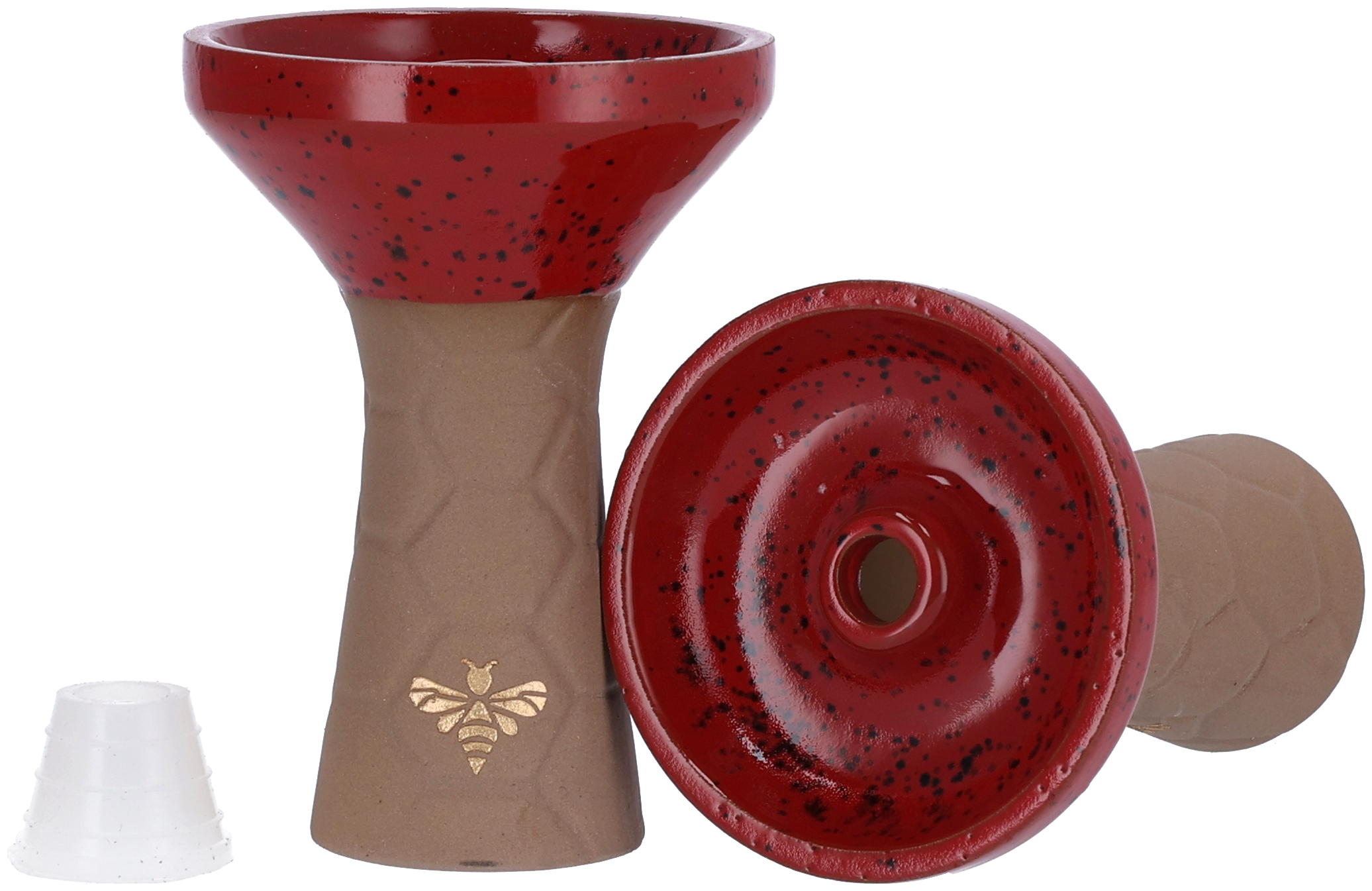 Bee-Hookah-Light-Brown-Half-Glazed-Red-Black_1.jpg