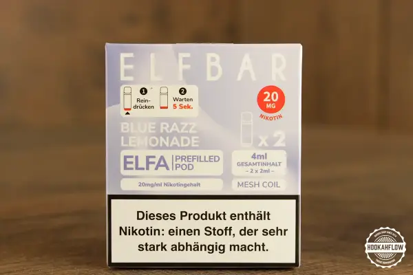 Elfbar ELFA Pod Blue Razz Lemonade 2 Stück.webp