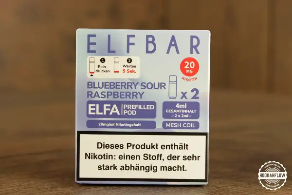 Elfbar ELFA Pod Blueberry Sour Raspberry 2 Stück.webp