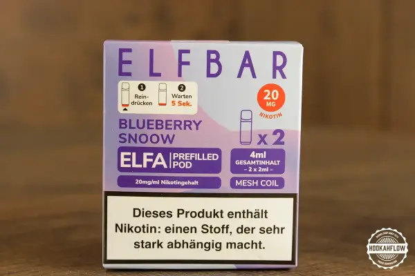 Elfbar ELFA Pod Blueberry Snoow 2 Stueck.webp